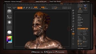 ZBrush to XNormal Pipeline