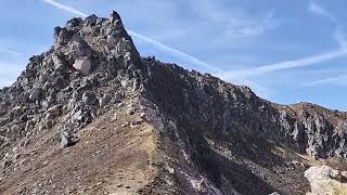 日本百名山　焼岳（北峰）2444m 山頂風景