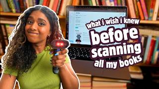 what NOT to do when using a barcode scanner on your ENTIRE book collection 📚