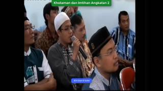 KHOTAMAN DAN IMTIHAN AL-QUR'AN METODE UMMI ANGKATAN 2 | sesi tanya jawab