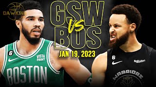 Golden State Warriors vs Boston Celtics Full Game Highlights | Jan 19, 2023 | FreeDawkins