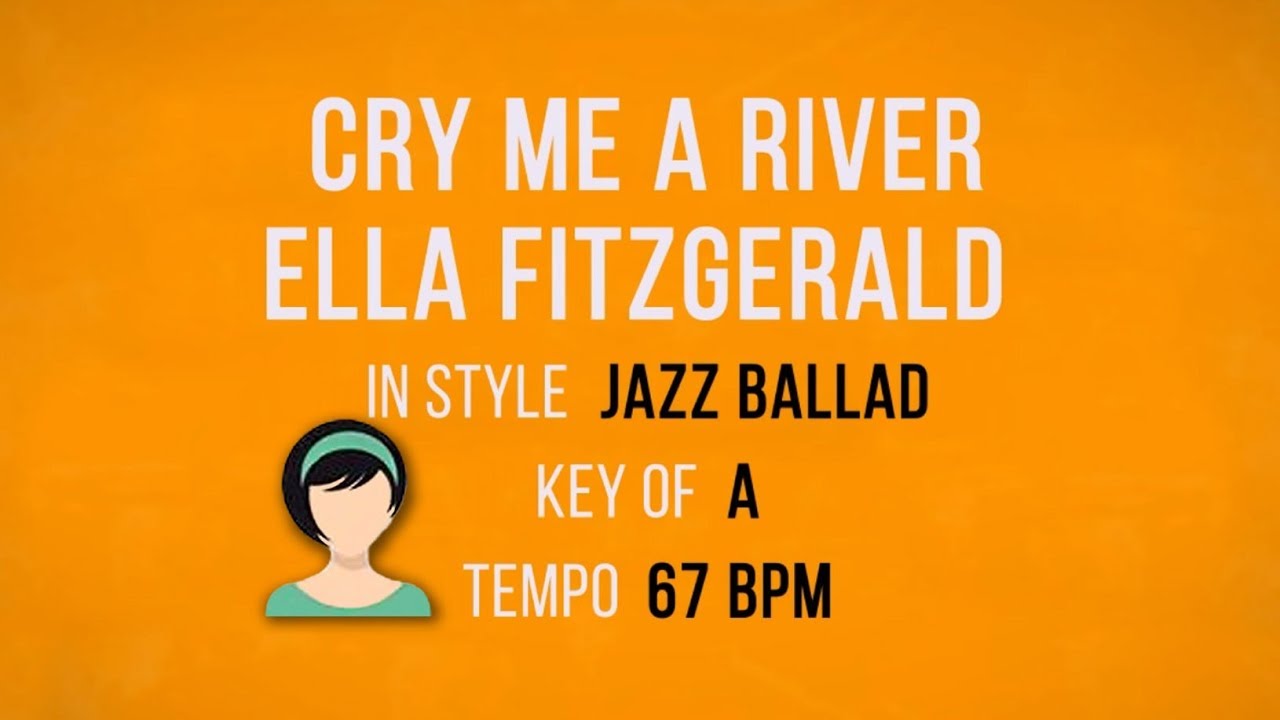 Cry Me A River Julie London Karaoke Female Backing Track Chords