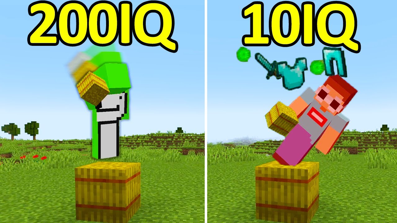 200iq Vs 10iq Minecraft Plays 9 Youtube