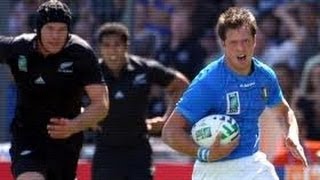 Italy scores 2 tries vs All Blacks (Stanojevic; Bergamasco) Italy scores 2 tries vs All Blacks (Stanojevic; Bergamasco)