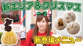 【最新】ディズニーランドのクリスマスメニュー&新エリアの新発売フード爆食♡