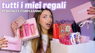 TUTTI I MIEI REGALI DI NATALE E COMPLEANNO 🎄🎁🎀