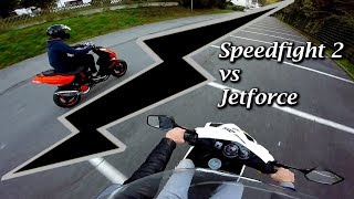 Speedfight 2 70ccm Stage 6 SPORT PRO vs JetForce 50ccm SPORT | Scooter vs Scooter