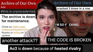 what happened with this AO3 shutdown??