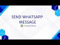 How to Send WhatsApp Messages Using Python | Automate WhatsApp with Python | Code With Chuhan