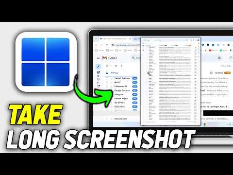 How To Take Long Scrolling Screenshot In Laptop/Pc Windows 11 (2025 Updated Way)