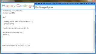 Compare two strings how to use strcmp c code example