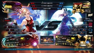 Juniel (lidia) VS eyemusician (kunimitsu) - Tekken 7 Season 4