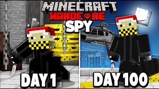 100 Days as a SPY in Hardcore Minecraft…