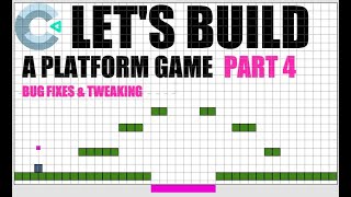 Construct 3 Platform Game Tutorial - Part 4 - Bug Fix