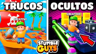 TRUCOS SECRETOS en STUMBLE GUYS! *lugares ocultos*