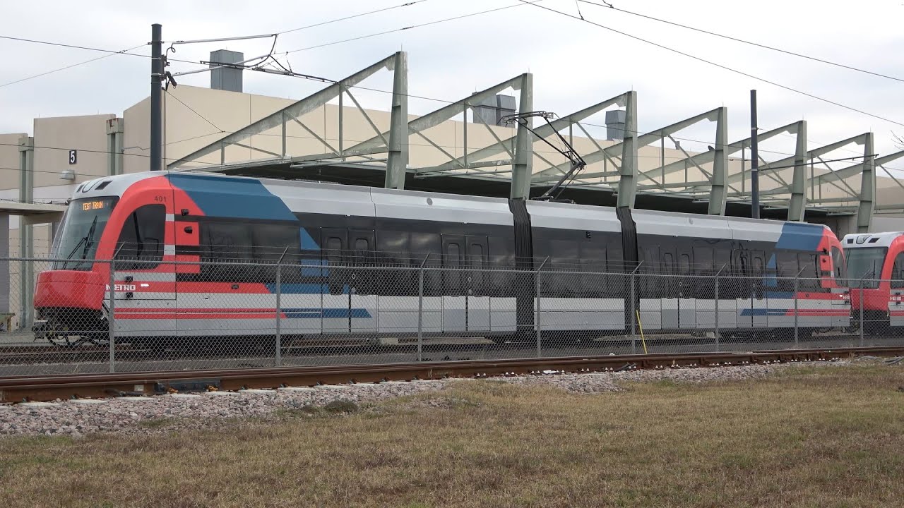 2022/02/04 【新形式】 ヒューストン メトロレール H4形 運行管理所 | Houston METRORail: New H4 ...