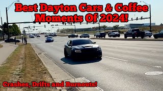 Best Dayton Cars \u0026 Coffee Moments Of 2024! (Crashes, Drifts \u0026 Burnouts)