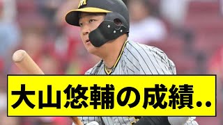 【阪神】大山悠輔の成績がガチのマジでヤバすぎる...【2chスレ】