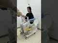 hydraulic wheelchair for moving patients and the elderly.