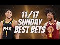 Best NBA Bets, Player Prop Picks, Parlays, Predictions Sunday Today November 17th 11/17