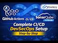 GitHub Actions + SonarQube Cloud Integration | Complete CICD DevSecOps Workflow 🚀 (Step-by-Step)