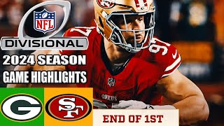 Green Bay Packers vs San Francisco 49ers NFC Divisional Playoffs [FULL GAME] | N