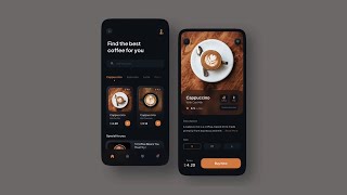 coffee UI 👨🏽💻 cloning dribbble designs using FLUTTER ♡