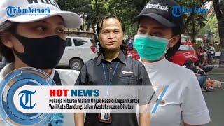 HOT NEWS Pekerja Hiburan Malam Unjuk Rasa di Depan Kantor Wali Kota Bandung