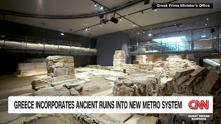 Greek Prime Minister on How Ancient Ruins Were Incorporated Into the Design of a New Metro System