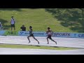 ホクレンディスタンス2019千歳大会、男子800ｍa。竹林守選手が1 52.77で1位。