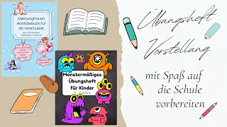 Vorstellung von zwei Übungsheften für Kinder von 4-6 Jahren