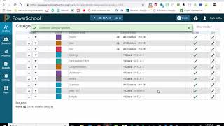 PowerTeacher Pro - How to add and remove categories