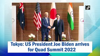 Tokyo: US President Joe Biden arrives for Quad Summit 2022