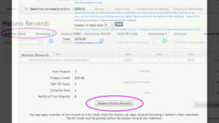 Redeeming Hostess Rewards