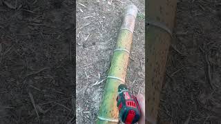 Burn Bamboo without the popping