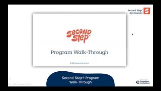 Second Step Digital walk through