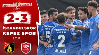 İstanbulspor 2-3 Kepez Spor MAÇ ÖZETİ (Ziraat Türkiye Kupası 3. Tur Maçı) / 01.11.2023