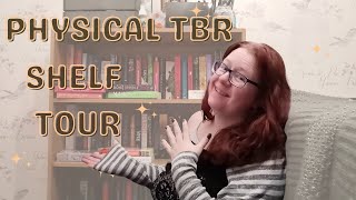 Taking a Tour of My Physical TBR Bookshelf!