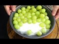 frozen champagne grapes