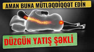 Axşam belə yatın, səhər oyananda özünüzü  gümrah hiss edəcəksiz