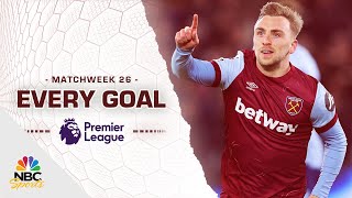 Every Premier League goal from Matchweek 26 (2023-24) | NBC Sports