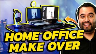 Upgrade your HOME OFFICE on a BUDGET || Room tour 2021