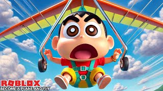 Become a Plane and Fly Roblox Gameplay in Tamil | GAMING WITH SHINCHAN