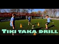 Tiki Taka is FOOTBALL POSSESSION - A Tailor Made Drill - Top Warm UP Football Passing Exercise