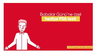 Aksigorta'dan Babalar Gününe Özel Ücretsiz PSA Testi