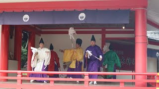 2021春日神社夏季大祭宵宮　櫟木神楽座『五方礼始』