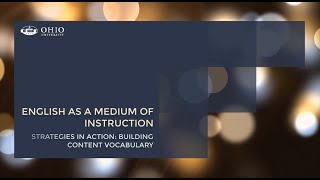 EMI Strategies in Action—Building Content Vocabulary