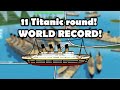 11 TITANIC ROUND! *WORLD RECORD* | ROBLOX: SharkBite