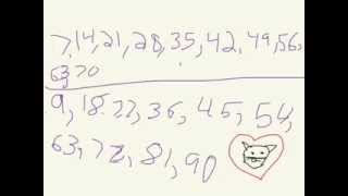 Least common multiple of 7 and 9