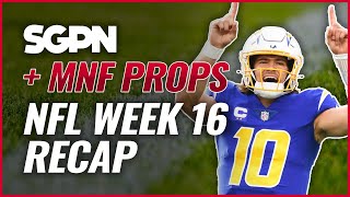 Monday Night Football Prop Bets - NFL Player Props - NFL Predictions 12/26/22 - NFL Week 16 Recap